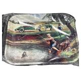 Vintage John Deere Trays and Commemorative Plate Bundle (4) Vintage John Deere Trays and Commemorative Plate Bundle (4)