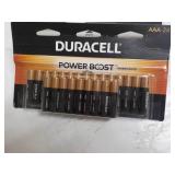 Package of 24 Duracell AAA Batterie...