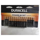 Package of 24 Duracell AAA Batterie...