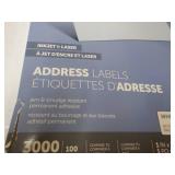 Office Depot 6000 White Address Lab...