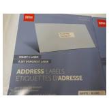Office Depot 6000 White Address Lab...