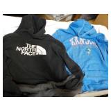 2 Hooded Sweatshirts; size Large...