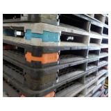 3 Heavy Duty Plastic Pallets...