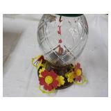 Glass Hummingbird Feeder...