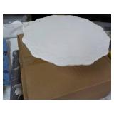 White Pedestal Cake/Snack Plate...