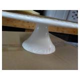 White Pedestal Cake/Snack Plate...