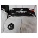 12 pair size 10-13 White Athletic S...