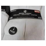 12 pair size 10-13 White Athletic S...