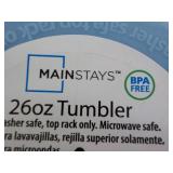 12 Mainstays 24 oz Plastic Tumblers...
