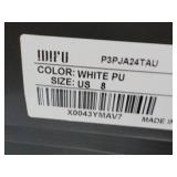 1DIFU White Shoes size 8...