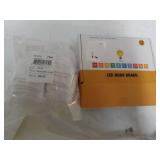 6 pair size 2T-3T White Triple Roll...