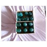 13 Vintage Blue Glass Insulators 13 Vintage Blue Glass Insulators