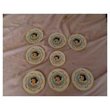 Vintage Tin Snow White Plates Vintage Tin Snow White Plates