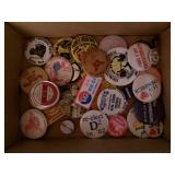 Box of Vintage Souvenir Pins Box of Vintage Souvenir Pins