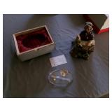 HSBC Crystal Rice Bowl Set & Porcelain Teacher HSBC Crystal Rice Bowl Set & Porcelain Teacher