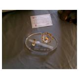 HSBC Crystal Rice Bowl Set & Porcelain Teacher HSBC Crystal Rice Bowl Set & Porcelain Teacher