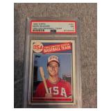 Graded 1985 Mark McGwire USA Baseball Card #401 Graded 1985 Mark McGwire USA Baseball Card #401