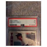 Graded 1984 Don Mattingly #8 Baseball Card Graded 1984 Don Mattingly #8 Baseball Card