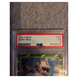 Graded 1986 Jerry Rice #161 Football Card Graded 1986 Jerry Rice #161 Football Card