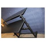 Adjustable Rolling Computer Desk with Raised Monitor Shelf