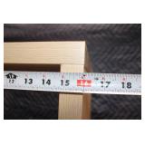 4-Shelf Oak Finish Bookcase 16x12x59 Inches