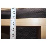 4-Shelf Oak Finish Bookcase 16x12x59 Inches