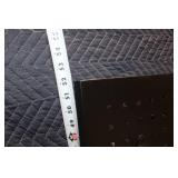 Black Rolling Metal Tool Cabinet with Drawers and Pegboard Back 32in x 16in x 52in