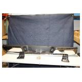 Chrome Rear Step Bumper with Mounting Brackets and Hardware