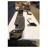 Chrome Rear Step Bumper with Mounting Brackets and Hardware
