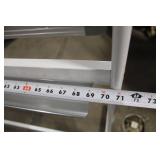 Large Mobile Double-Sided Whiteboard on Wheels 70x40 Inches