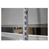 Large Mobile Double-Sided Whiteboard on Wheels 70x40 Inches