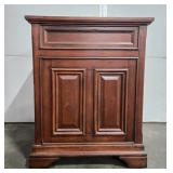 Classic Two-Drawer Wood Filing Cabinet with Handles