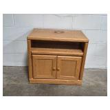 Duplicate Wooden Media Stand with Storage Cabinet 27x24x16 Inches Duplicate Wooden Media Stand with Storage Cabinet 27x24x16 Inches