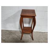Set of 2 Vintage Wooden Plant Stands Set of 2 Vintage Wooden Plant Stands