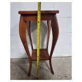 Set of 2 Vintage Wooden Plant Stands Set of 2 Vintage Wooden Plant Stands