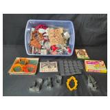 Vintage Cookie Cutter Collection with Holiday and Themed Shapes, Large Lot Vintage Cookie Cutter Collection with Holiday and Themed Shapes, Large Lot
