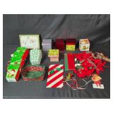 Holiday Gift Boxes, Baskets, Ribbons and Christmas Decor Collection Holiday Gift Boxes, Baskets, Ribbons and Christmas Decor Collection
