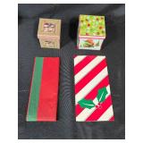 Holiday Gift Boxes, Baskets, Ribbons and Christmas Decor Collection Holiday Gift Boxes, Baskets, Ribbons and Christmas Decor Collection