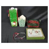 Holiday Gift Boxes, Baskets, Ribbons and Christmas Decor Collection Holiday Gift Boxes, Baskets, Ribbons and Christmas Decor Collection