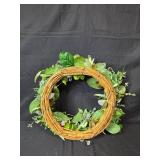 Set of 4 Decorative Wreaths with Faux Flowers and Greenery Set of 4 Decorative Wreaths with Faux Flowers and Greenery