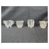 Assorted Vintage Pressed Glass Bowls, Cups, and Shakers Collection Assorted Vintage Pressed Glass Bowls, Cups, and Shakers Collection