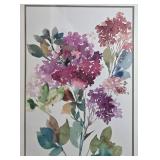 Framed Floral Watercolor Print 25x31 Inches Framed Floral Watercolor Print 25x31 Inches