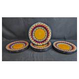 Set of Tabletops Gallery Argentina Hand Painted Dinner Plates Set of Tabletops Gallery Argentina Hand Painted Dinner Plates