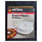 Black & Decker Sweet Hearts Wafflebaker Model G12 with Manuals