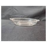 VTG Set of Imperial Glass Divided Relish Dishes and Candle Holders