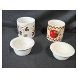 Assorted Set of Coffee Mugs and Bowls - Multiple Designs and Brands