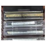Collection of Cassette Tapes in Vintage Carrying Case - Christmas, Classical, Variety