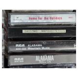 Collection of Cassette Tapes in Vintage Carrying Case - Christmas, Classical, Variety