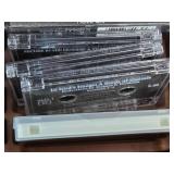 Collection of Cassette Tapes in Vintage Carrying Case - Christmas, Classical, Variety