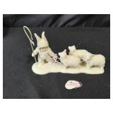 Set of Department 56 Snowbunnies Figurines with Original Boxes